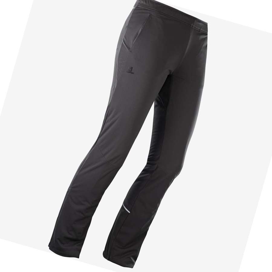 Pantalones Salomon AGILE WARM Mujer Negros | MX 2396EBC